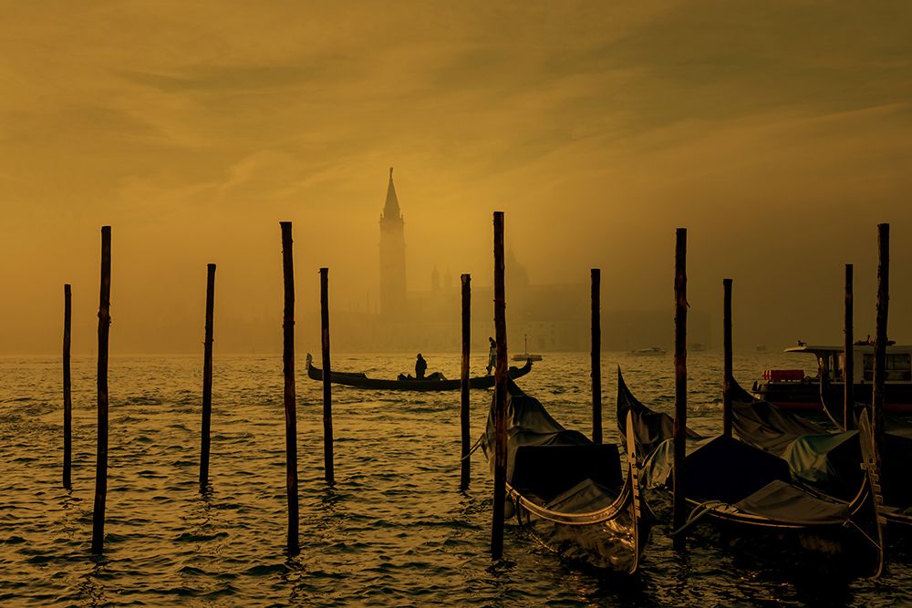 Gondola In The Mist art print by Isabelle Dupont for $57.95 CAD