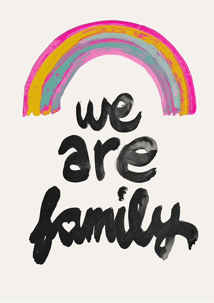 We Are Family art print by Treechild for $57.95 CAD