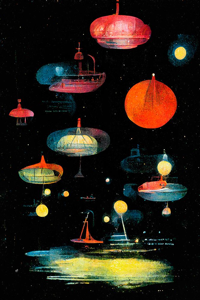 Lanterns art print by Treechild for $57.95 CAD