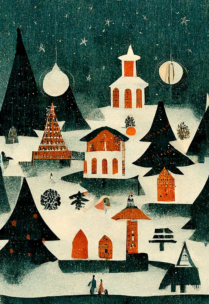 Before Christmas art print by Treechild for $57.95 CAD