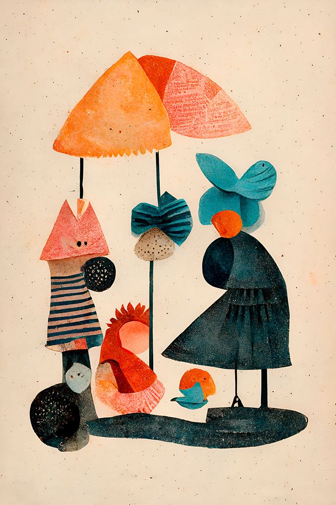 Granny And Friends art print by Treechild for $57.95 CAD
