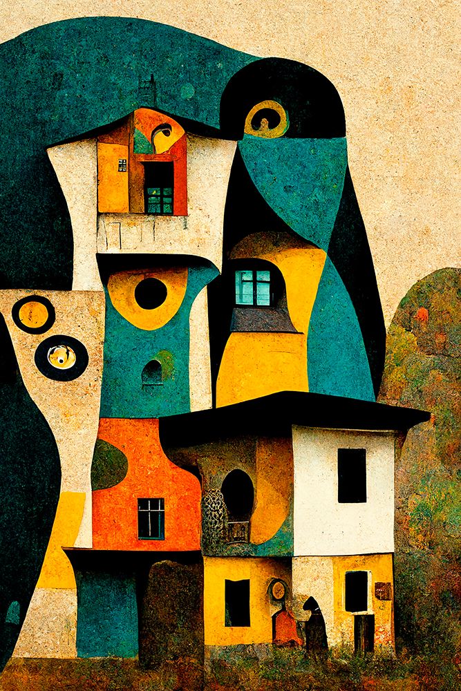 The Art House art print by Treechild for $57.95 CAD
