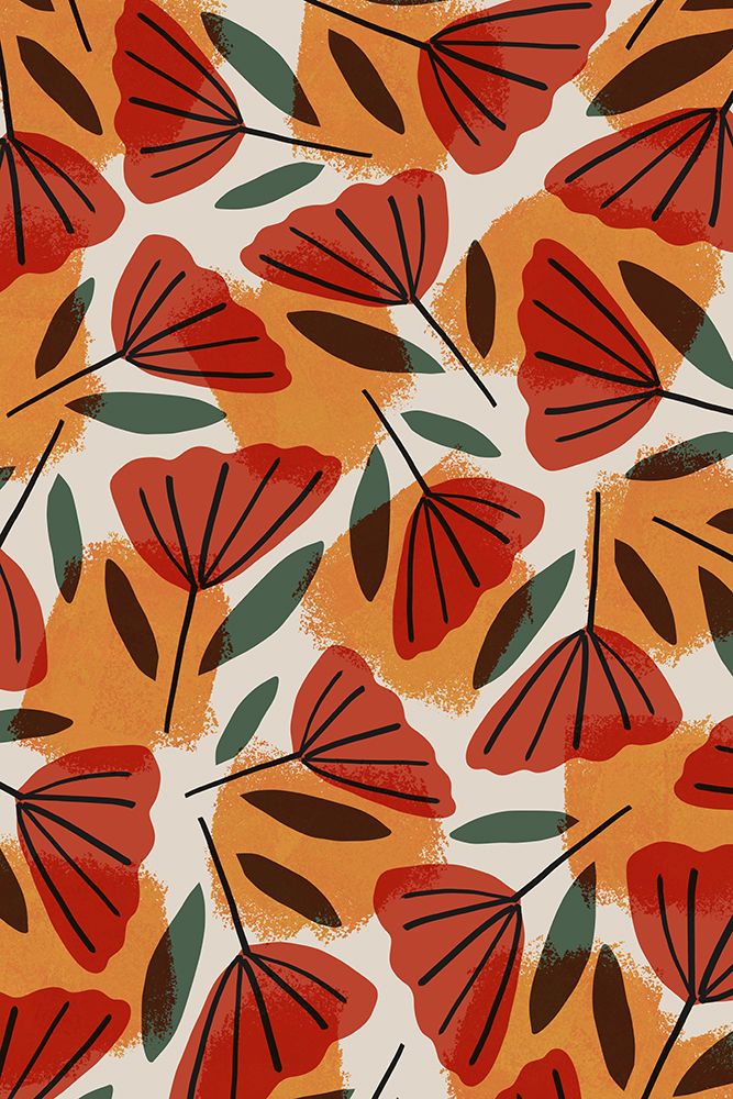 Tulip Pattern art print by Treechild for $57.95 CAD