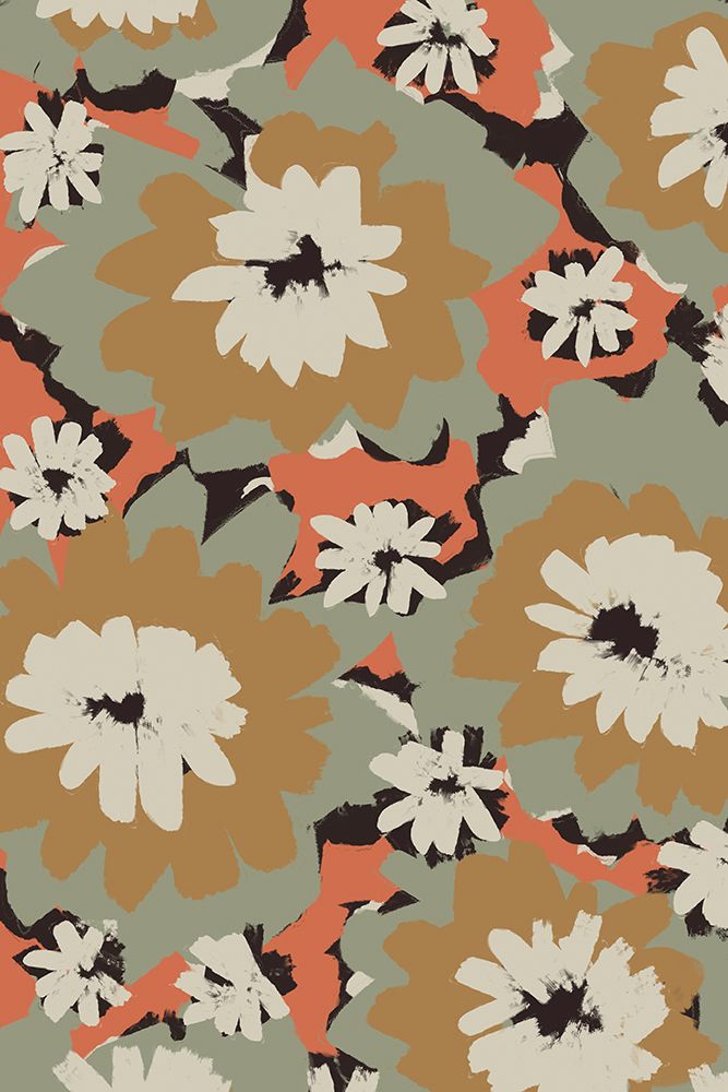 Big Pastel Flowers art print by Treechild for $57.95 CAD