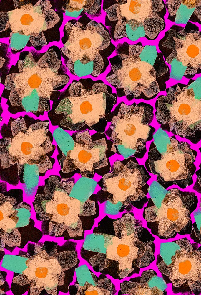 Funky Blossoms art print by Treechild for $57.95 CAD