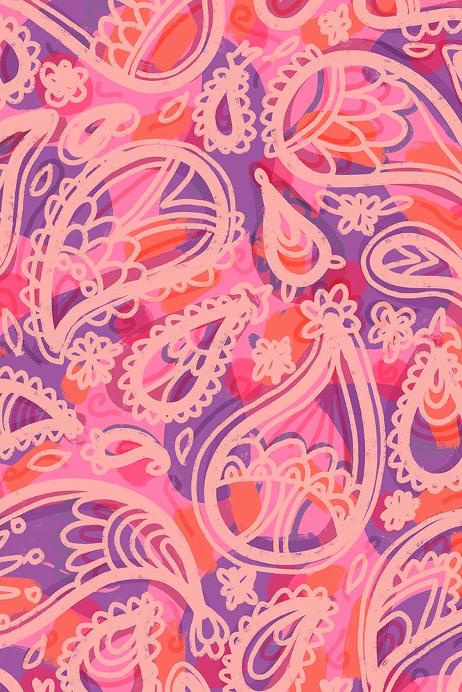 Paisley Pattern art print by Treechild for $57.95 CAD
