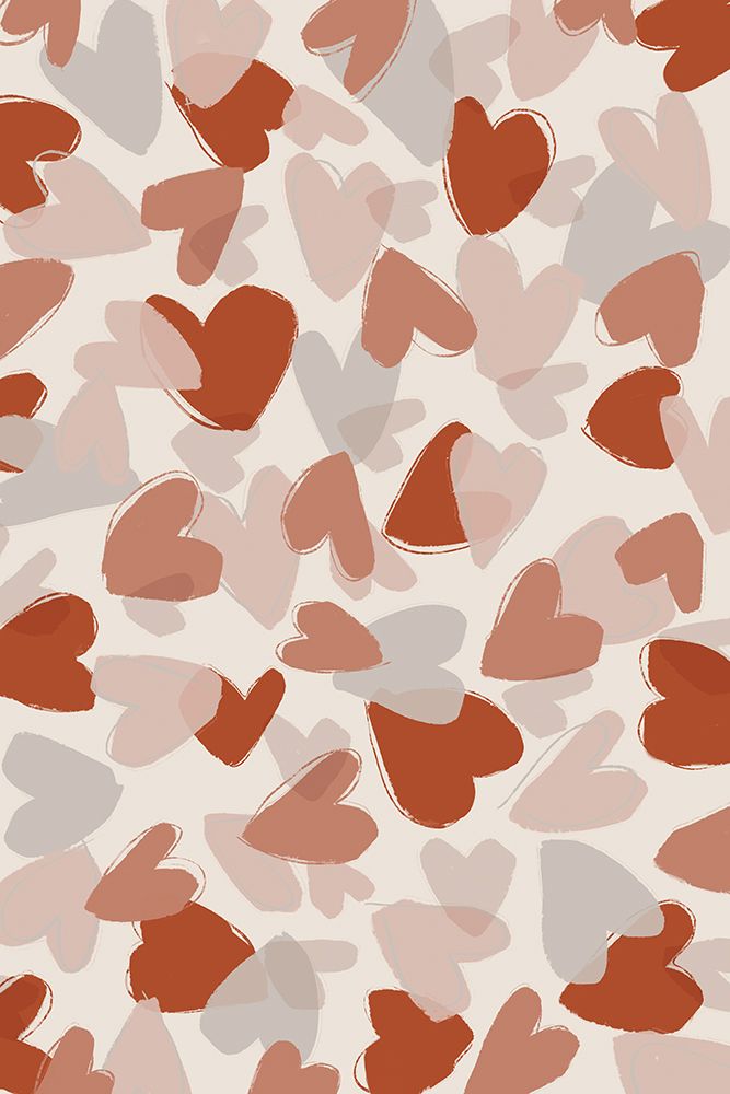 Pastel Hearts art print by Treechild for $57.95 CAD