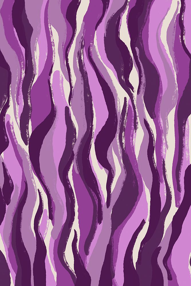 Purple Tiger Pattern art print by Treechild for $57.95 CAD