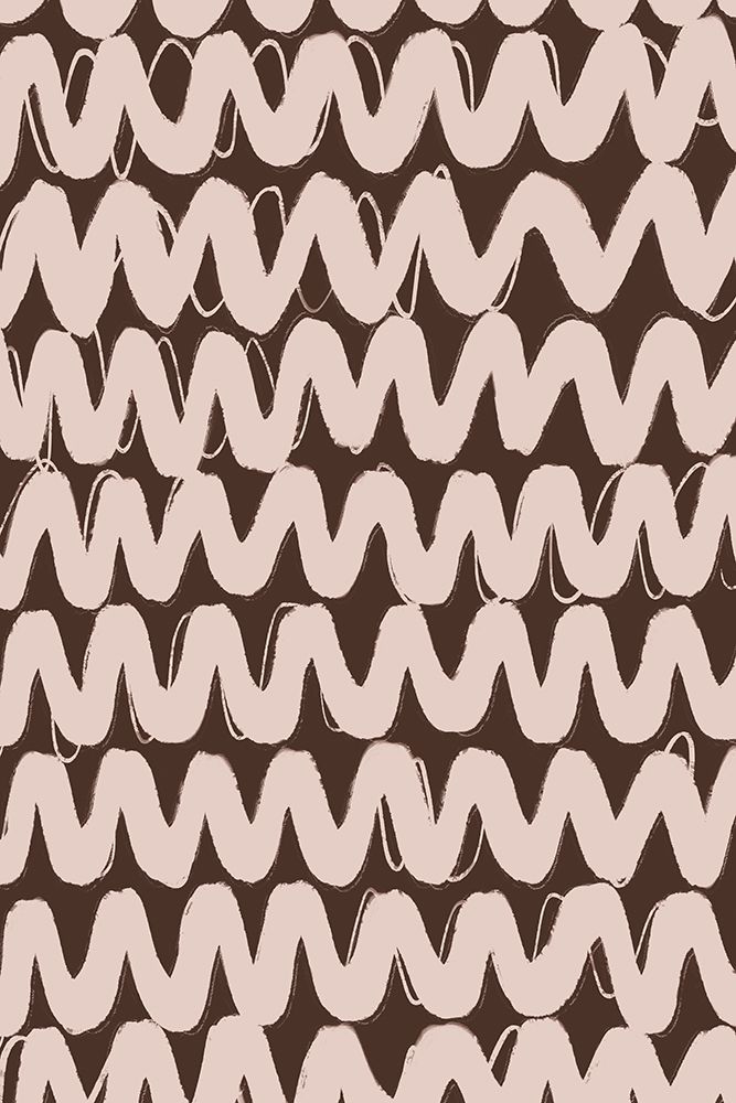 Big Beige ZigZag Pattern art print by Treechild for $57.95 CAD