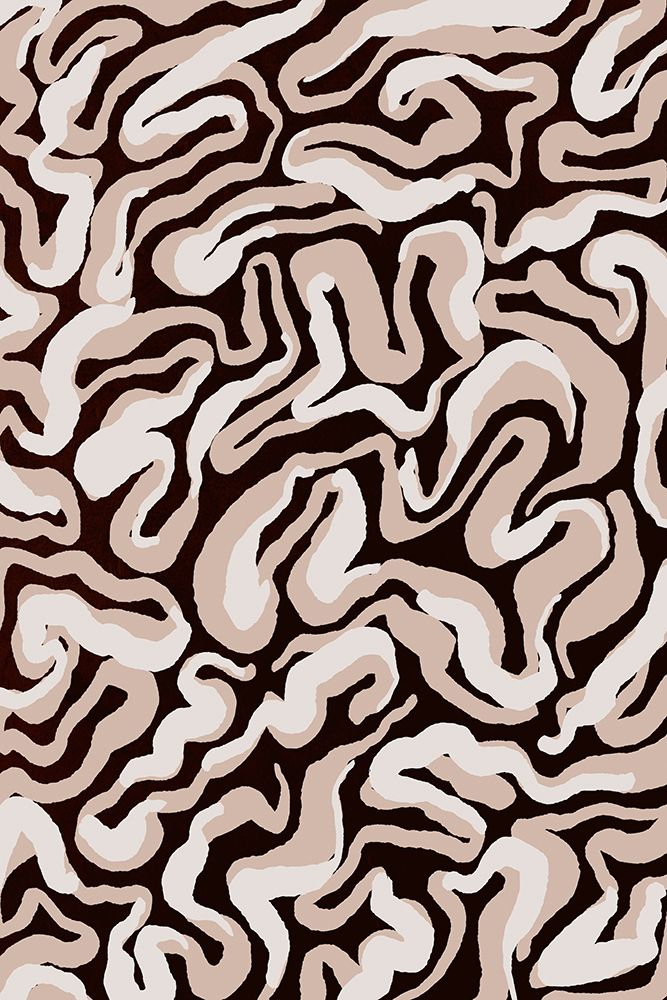White Beige Pattern art print by Treechild for $57.95 CAD