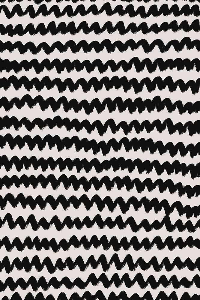 Simple Black ZigZag Pattern art print by Treechild for $57.95 CAD