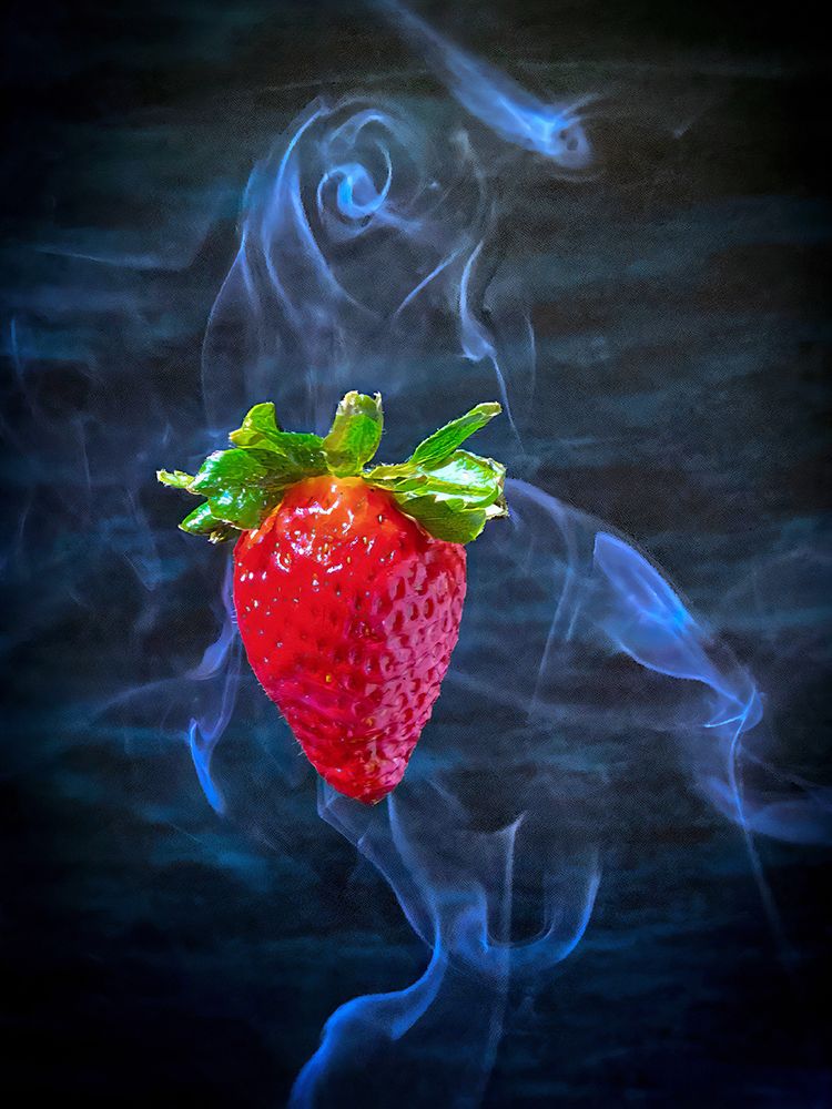 Flying strawberry 1 art print by Afranio Raposo for $57.95 CAD