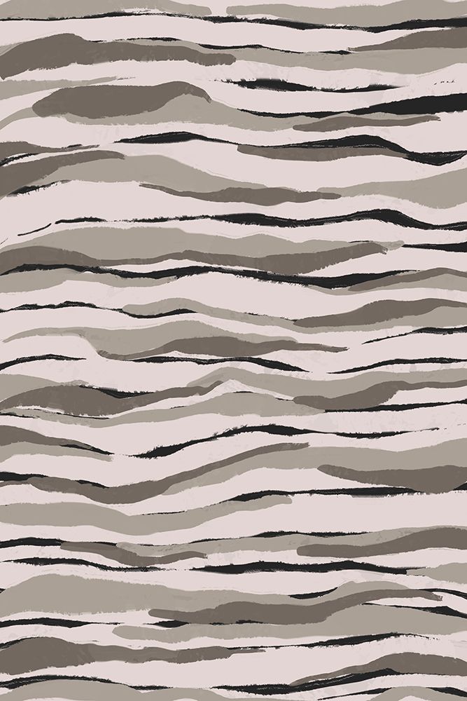 Grey And Beige Waves art print by Treechild for $57.95 CAD