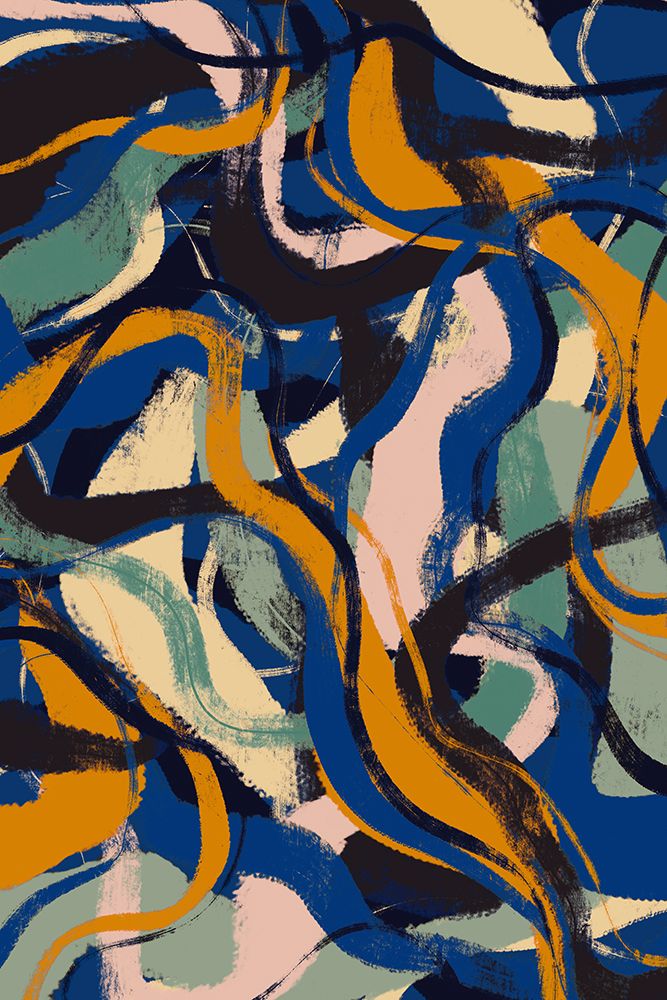 Colorful Strokes Pattern art print by Treechild for $57.95 CAD
