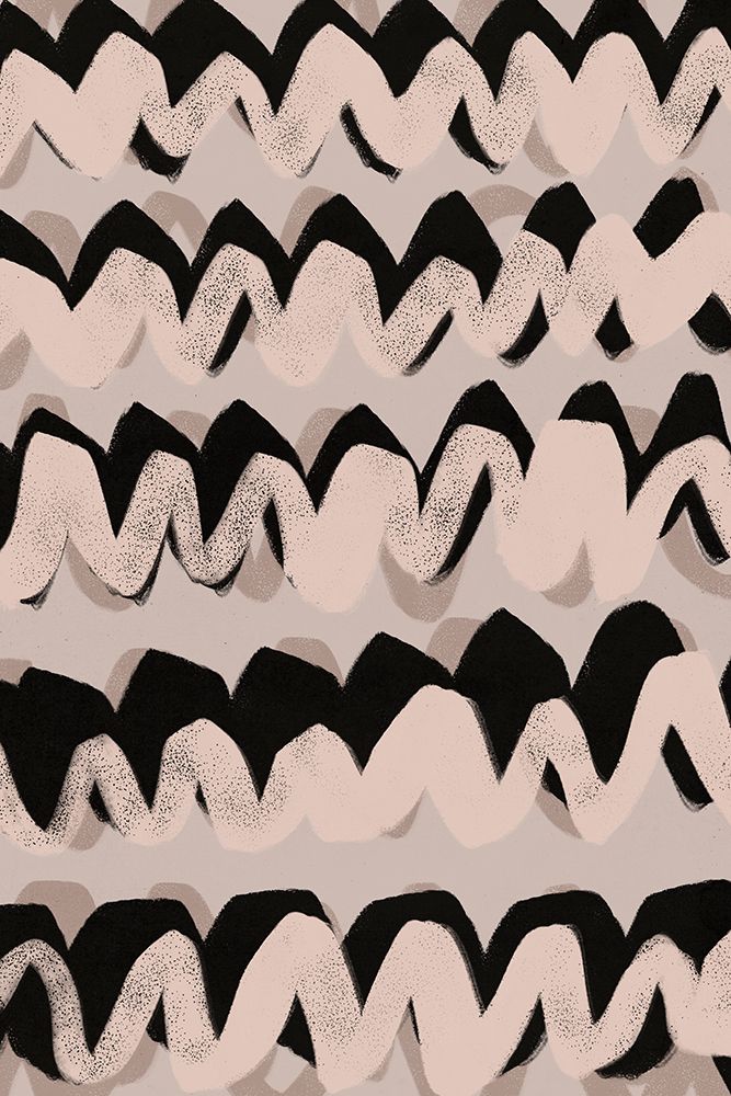Sprayed Beige Waves Pattern art print by Treechild for $57.95 CAD