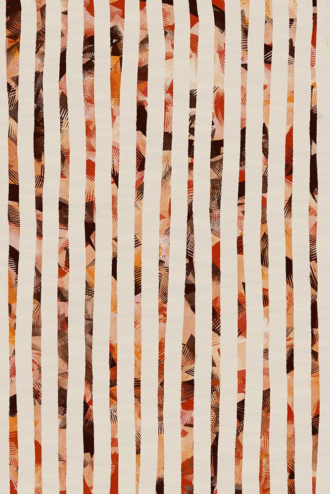 Beige Stripes Pattern art print by Treechild for $57.95 CAD