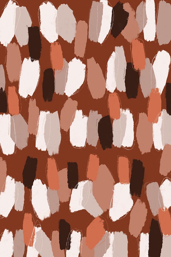 Pastel Earthy Strokes Pattern art print by Treechild for $57.95 CAD