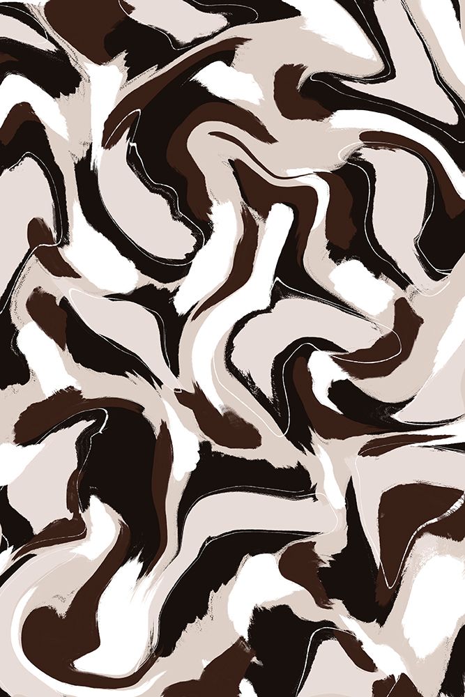 White Beige Brown Pattern art print by Treechild for $57.95 CAD