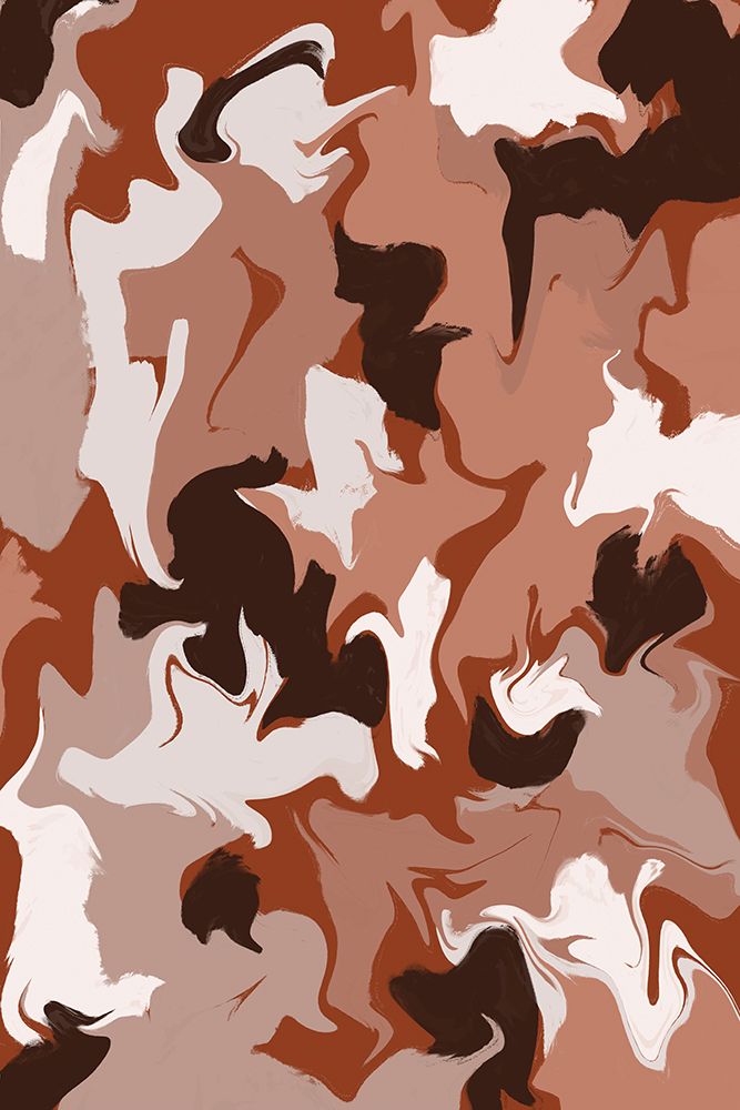 Liquid Earthy Strokes Pattern art print by Treechild for $57.95 CAD