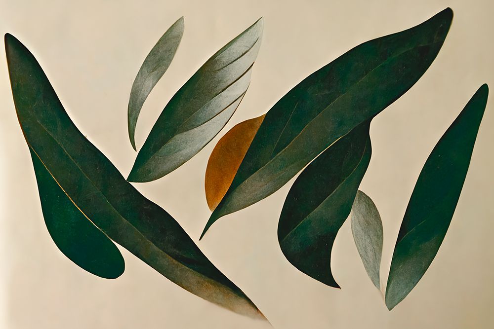 Floating Leafs art print by Treechild for $57.95 CAD