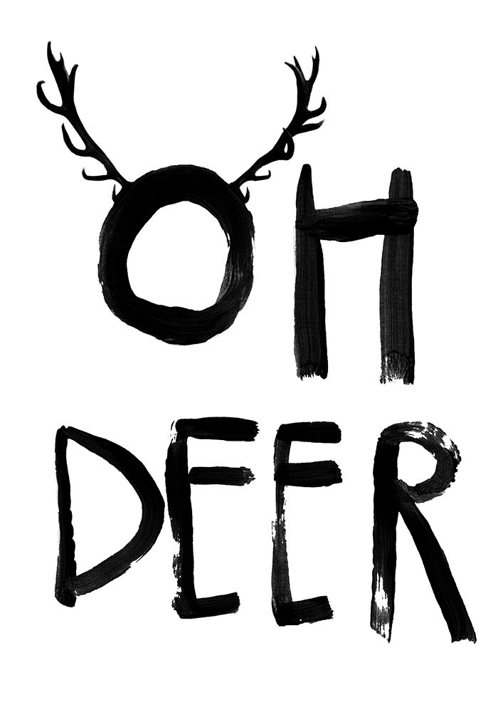 Oh Deer art print by Treechild for $57.95 CAD