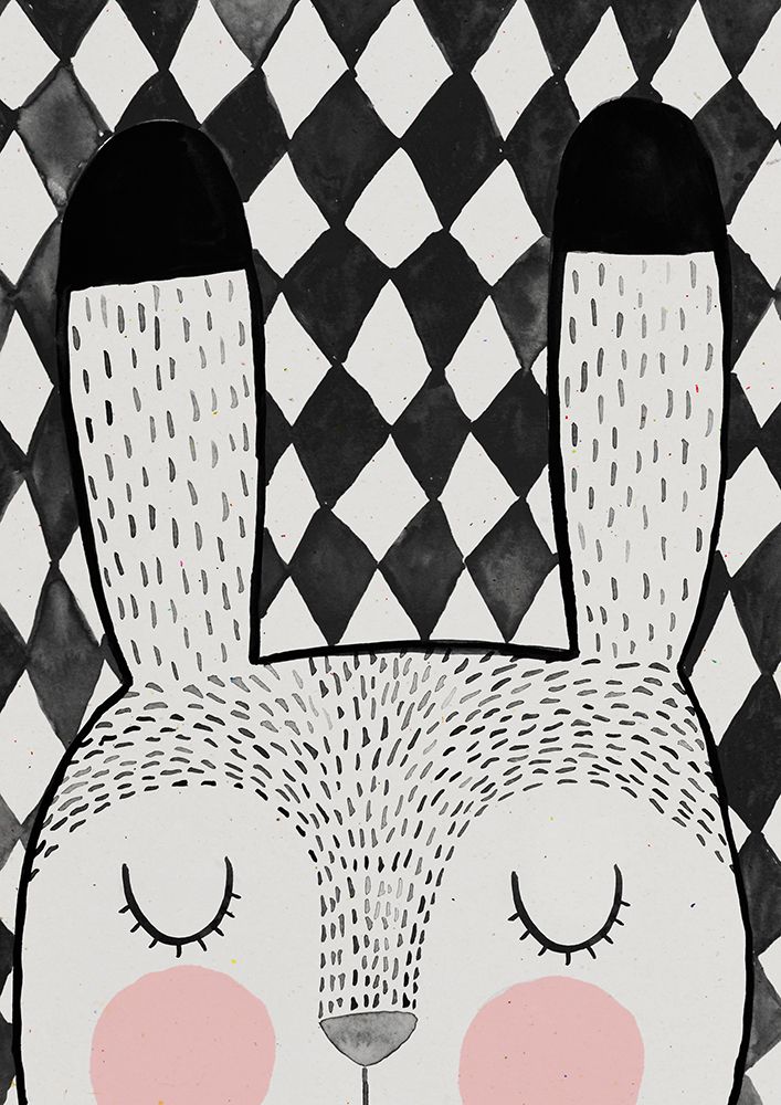 Bunny art print by Treechild for $57.95 CAD