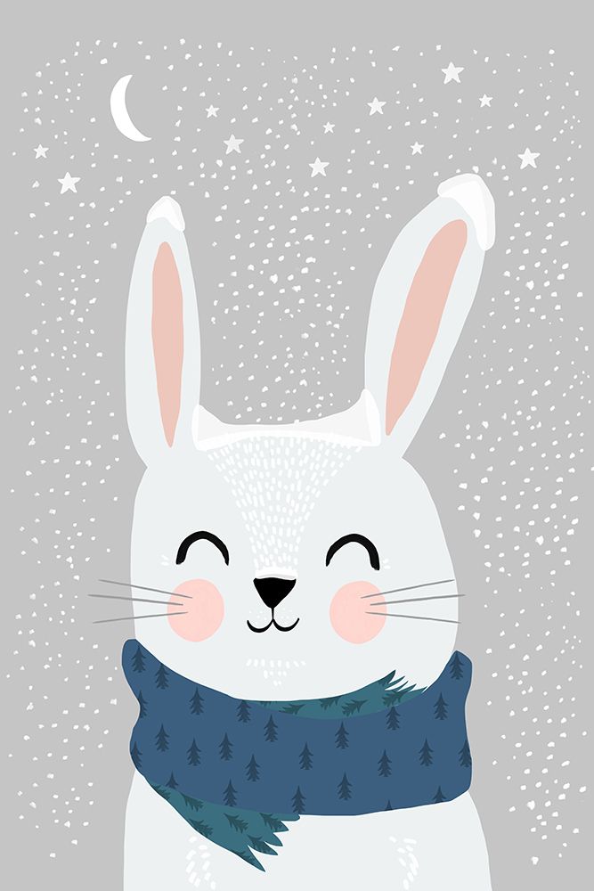 Snow Bunny art print by Treechild for $57.95 CAD