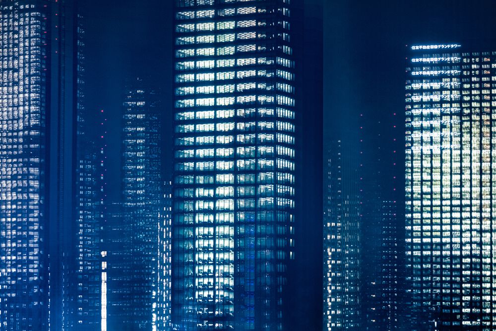 tokyo layers art print by Sasaki Makoto for $57.95 CAD