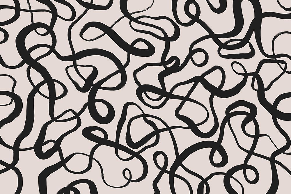 Wriggled Lines Square art print by Treechild for $57.95 CAD