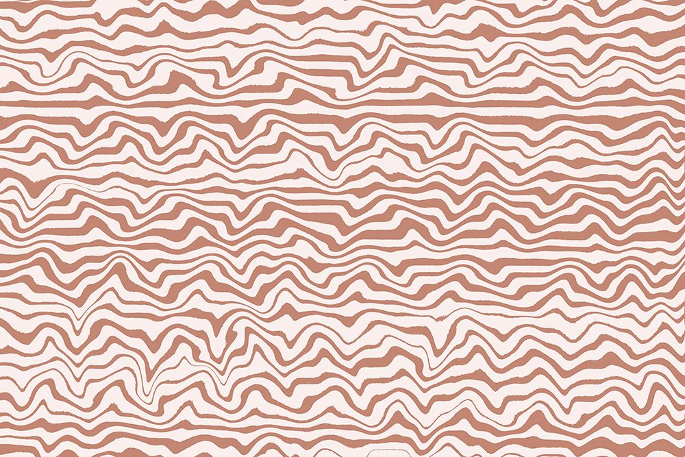 Shaky Beige Lines Square art print by Treechild for $57.95 CAD