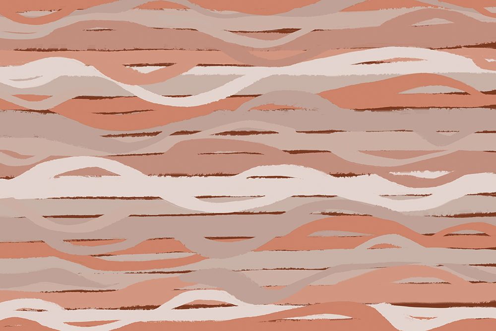 Pastel Wavey Stripes Pattern art print by Treechild for $57.95 CAD