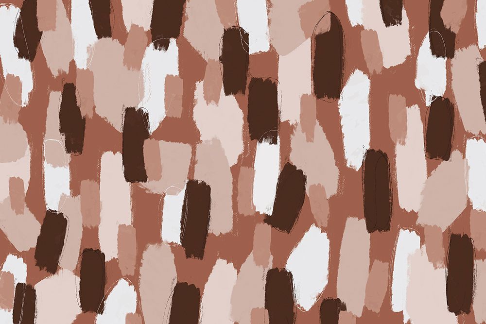 Pastel Brush Strokes Pattern Square art print by Treechild for $57.95 CAD