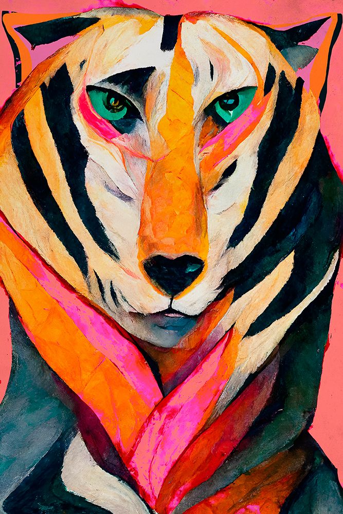 The Tiger art print by Treechild for $57.95 CAD