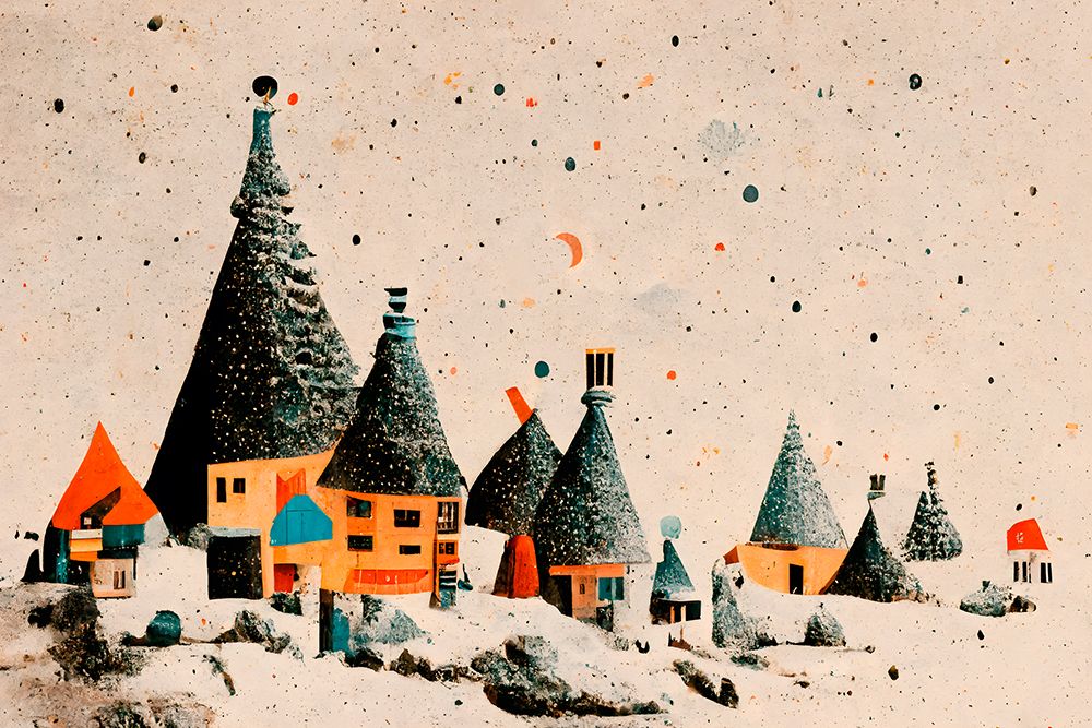 Fairy Village art print by Treechild for $57.95 CAD