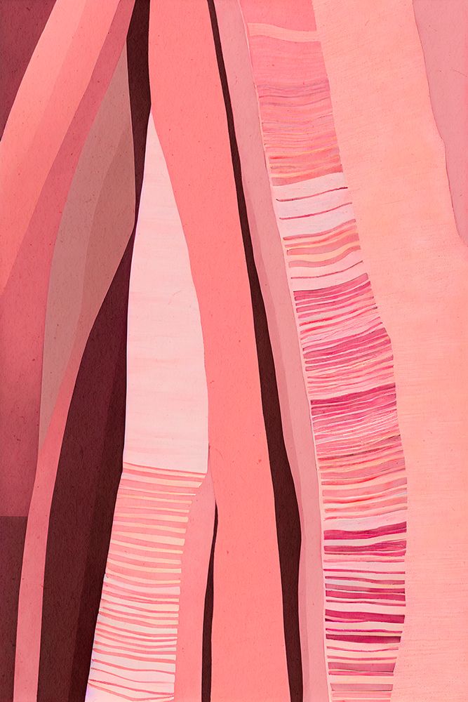 Pink Layers art print by Treechild for $57.95 CAD