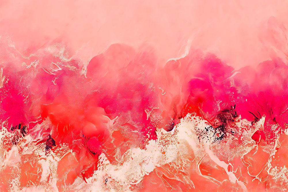 Pink Wave art print by Treechild for $57.95 CAD