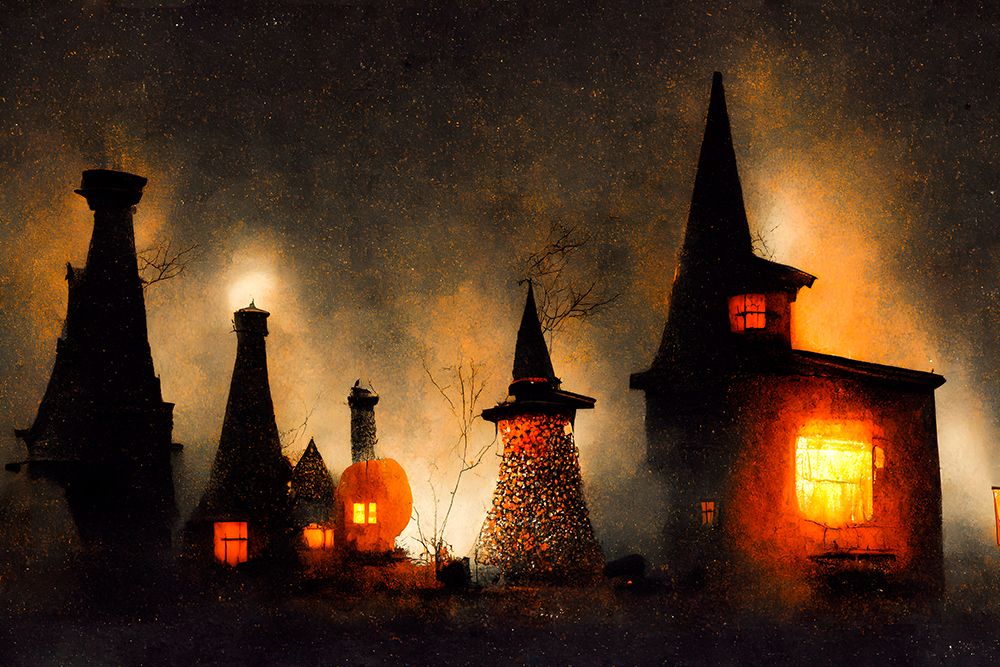 Village of the Witches art print by Treechild for $57.95 CAD