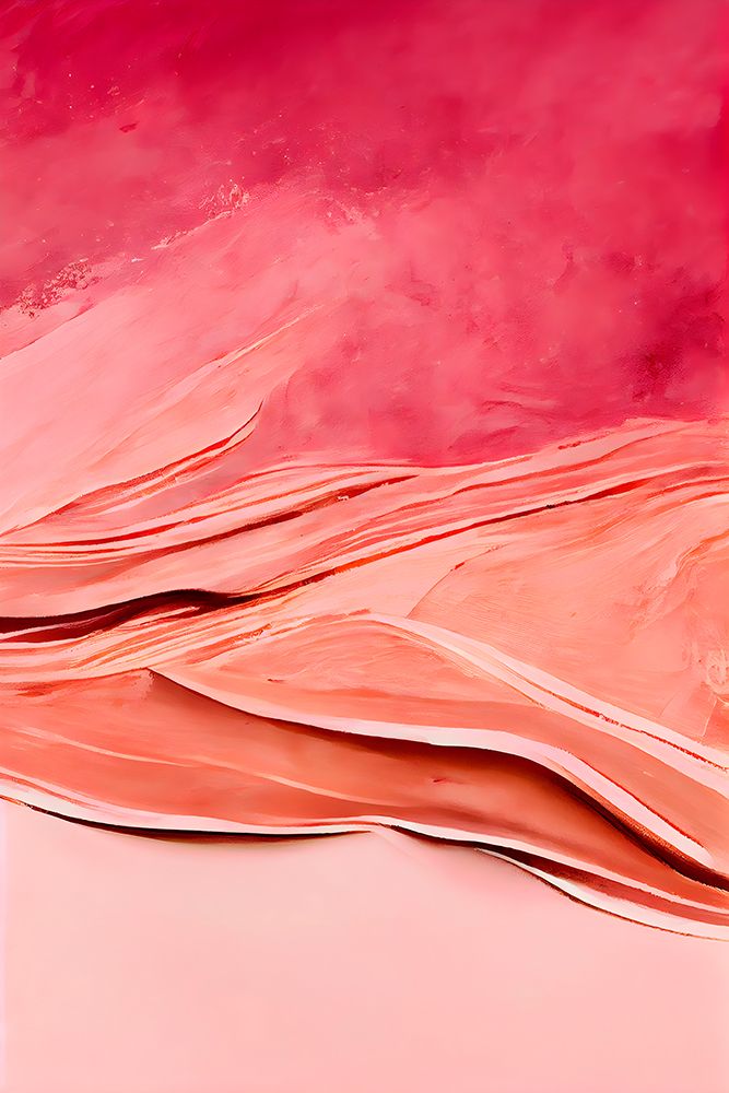 Abstract Thick Pink Color art print by Treechild for $57.95 CAD