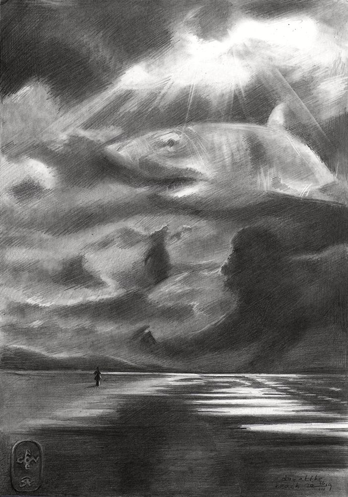 A Day at the Beach - 13-03-19 art print by Corne Akkers for $57.95 CAD
