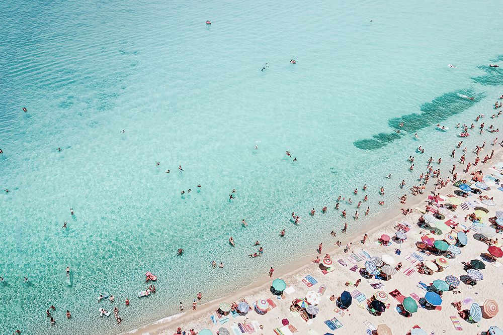 Busy Beach art print by Kathrin Pienaar for $57.95 CAD