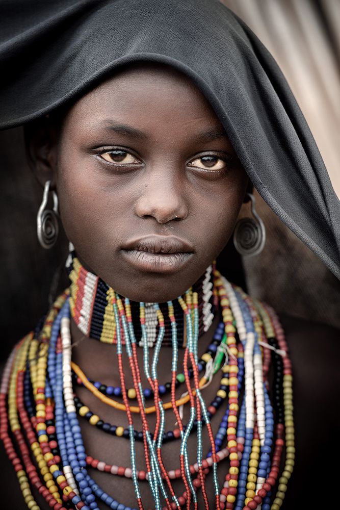 Arbore Tribes Girl art print by Trevor Cole for $57.95 CAD