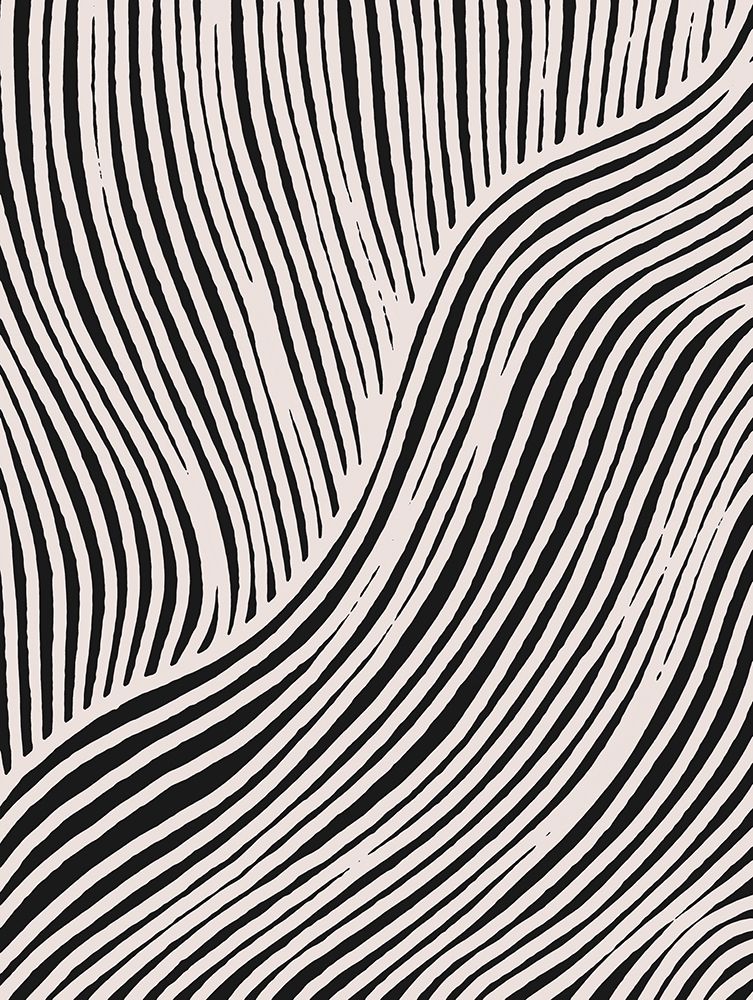 Beige Wave Pattern art print by Treechild for $57.95 CAD