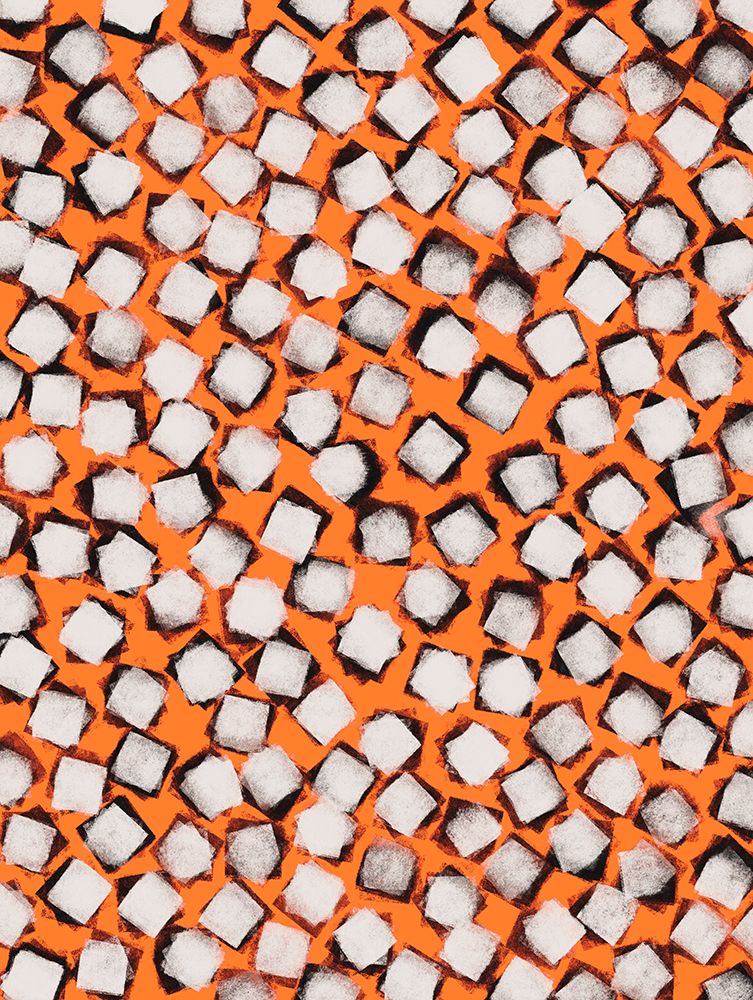 White Cubes Pattern art print by Treechild for $57.95 CAD