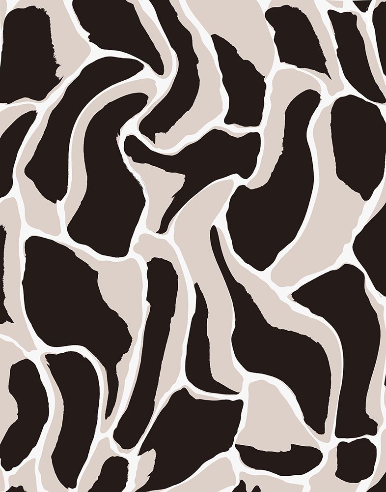Beige And Brow Animal Pattern art print by Treechild for $57.95 CAD