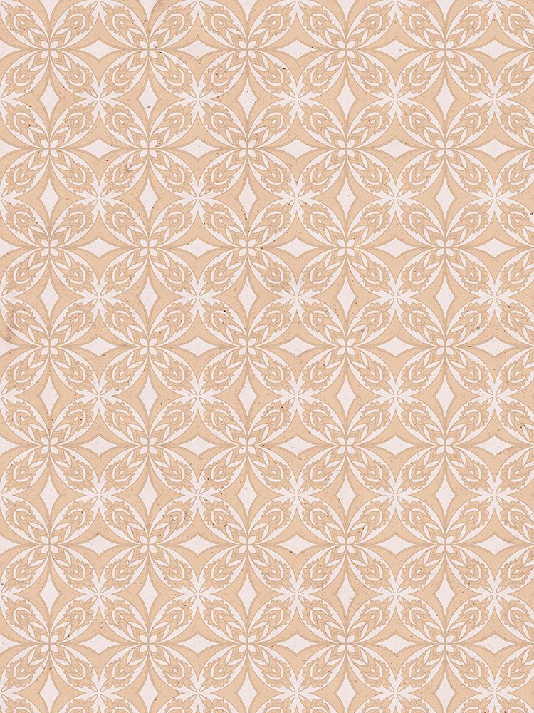 Geometric Beige Tile Pattern art print by Treechild for $57.95 CAD