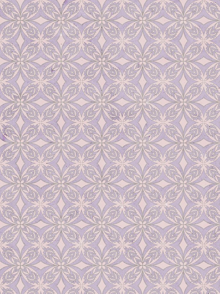 Geometric Purple Tile Pattern art print by Treechild for $57.95 CAD