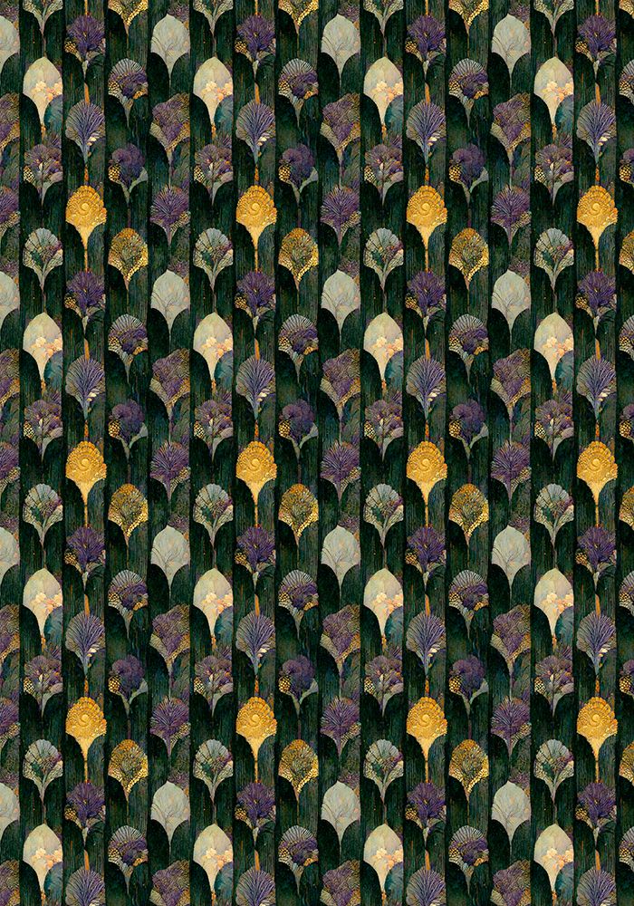 Romantic Ginko Pattern art print by Treechild for $57.95 CAD