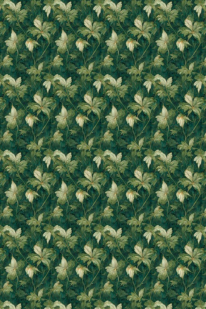 Green Leafs Pattern art print by Treechild for $57.95 CAD