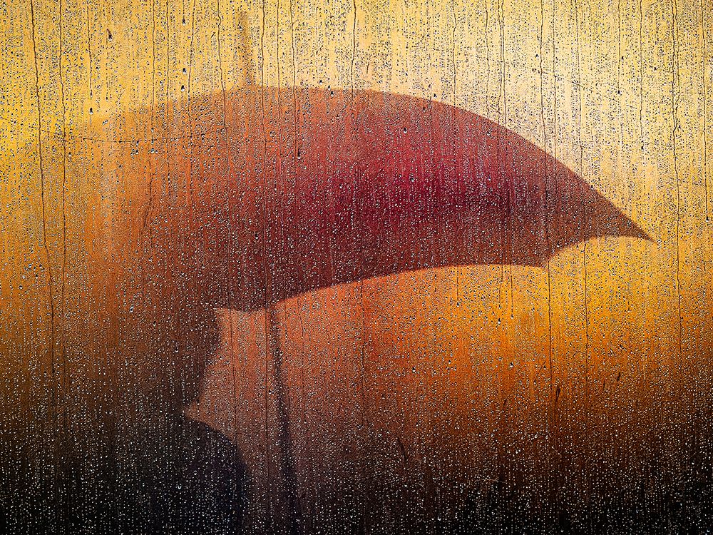 Metallic Wall In Rain art print by Yuzo Fujii for $57.95 CAD