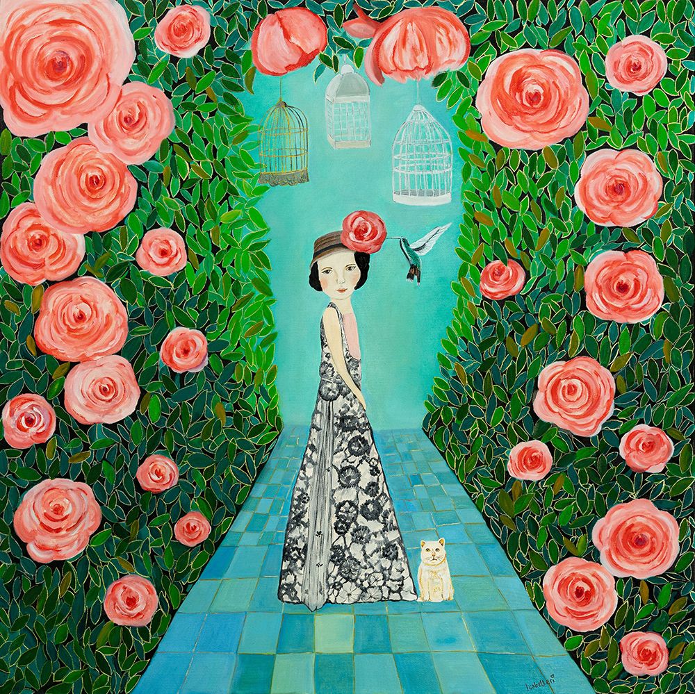 Rose Garden art print by Isabelle Ri for $57.95 CAD